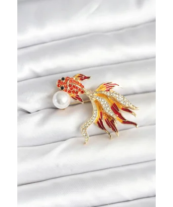 Japon Balığı Model Broş