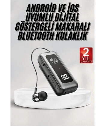 Kablolu Kulak İçi 5.2 Makaralı Titreşimli Bluetooth Kulaklık