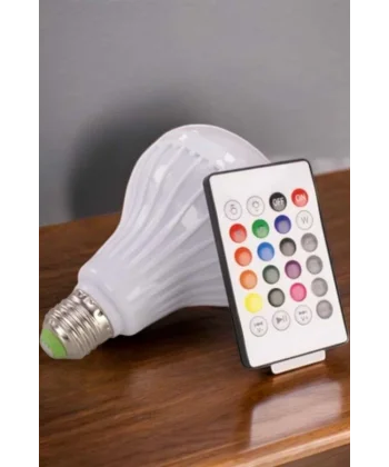 Kablosuz Bluetooth Hoparlör Led Lamba