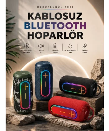 Kablosuz Bluetooth Hoparlör Taşınabilir