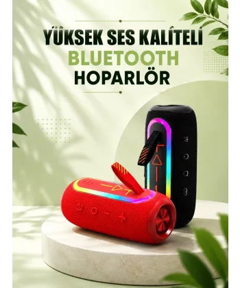 Kablosuz Bluetooth Hoparlör Uzun Pil Ömrü Taşınabilir