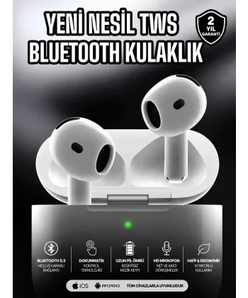 Kablosuz Bluetooth Kulaklık TWS ANC Özelliği Yüksek Ses Kaliteli