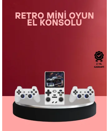 Kablosuz Kollu El Oyun Konsolu TV Bağlantı Destekli