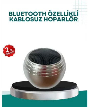 Kablosuz Mini Hoparlör Şarjlı TWS Destekli Kompakt Ses Sistemi