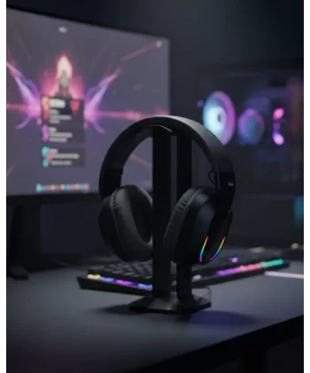 Kablosuz Oyuncu Kulaklığı RGB Aydınlatmalı Bluetooth Mikrofonlu Gaming Headset
