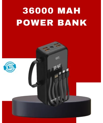 Kablosuz Şarj Özellikli Güç Bankası Gün Boyu Kesintisiz Enerji