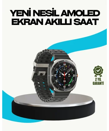 Kablosuz Şarjlı Akıllı Saat Tüm Telefonlarla Uyumlu Çok Fonksiyonlu