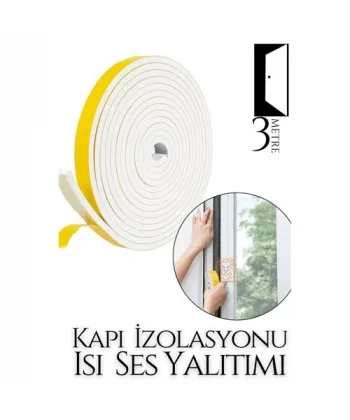 Kapılar Için 4 Mevsim 3 Metre Ses Isı Yalıtım Sünger Bant