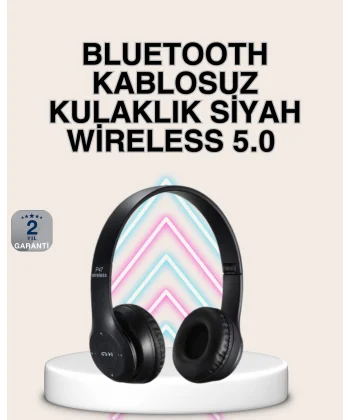 Katlanabilir Tasarımlı Bluetooth 5.0 Kulaklık | Eller Serbest Arama ve Çift Cihaz Desteği