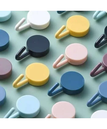 Kendinden Yapışkanlı Renkli Duvar Askısı