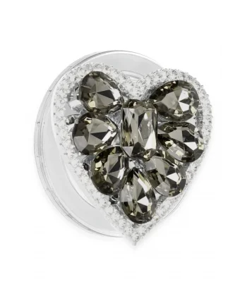 Kickstand Taşlı Magsafe Stand - Siyah-(5796)