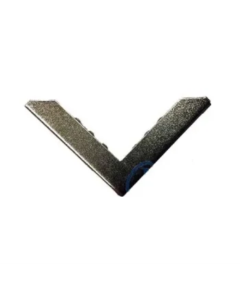 Kitap, Kapak, Menü, Albüm Köşesi, Büyük - 23x40mm, Nikel, 10 Adet