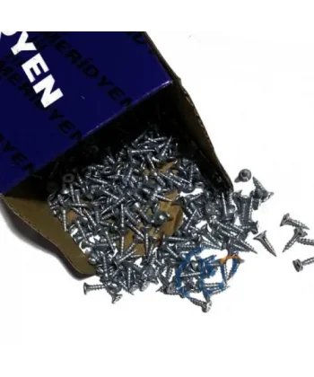 Klips, Menteşe, Ayak, Ağaç, Sunta Vidası - 3x13mm, 100 Adet