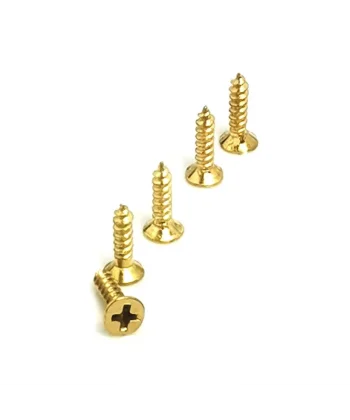 Klips, Menteşe, Ayak, Ysb Sac Vidası - 2,9x9,5mm Sarı, 100 Adet