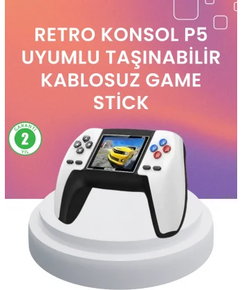 Kompakt Retro Oyun Konsolu | P5 GamePad ile Eski Günlere Dönün