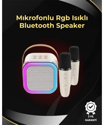 Kompakt Tasarımlı ve Kolay Taşınabilir Karaoke Sistemi