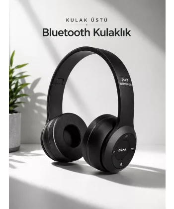 Kulak İçi Kablosuz Bluetooth Kulaklık Ekstra Bass ve Çok Yönlü Kullanım