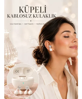 Küpeli Kablosuz Kulaklık Yeni Nesil Bluetooth Teknolojisi
