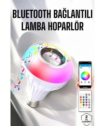 Lamba Led Hoparlör Dayanıklı ve Uzun Ömürlü Bluetooth Hoparlör
