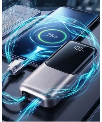 LED Ekranlı Süper Fast Charge Özellikli Mini Powerbank