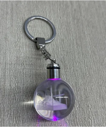 Ledli Sultanahmet Tasarımı Kristal Anahtarlık Alk3804