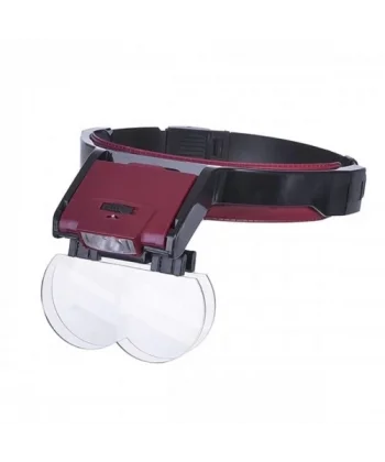 Lens Takmalı 4 Lens , Led Lambalı Şapka Tip Büyüteç