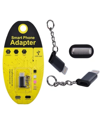 Ligtining Dönüştürücü Micro Usb Adaptor Converter Çevirici Başlık Anahtarlık-(5775)