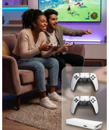 M15 Retro Konsol – 20.000 Oyunlu Çift Gamepadli 4K HDMI