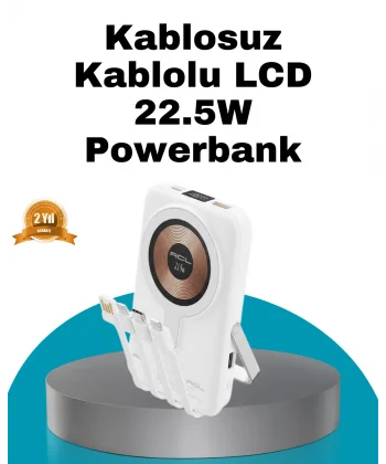 MagSafe Uyumlu Kablosuz Powerbank Hızlı Şarj Özellikli