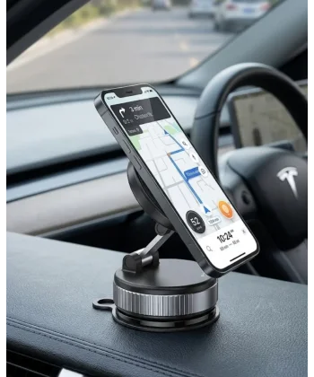 Manyetik Araç Telefon Tutucu 360° Döner Katlanabilir Telefon Standı