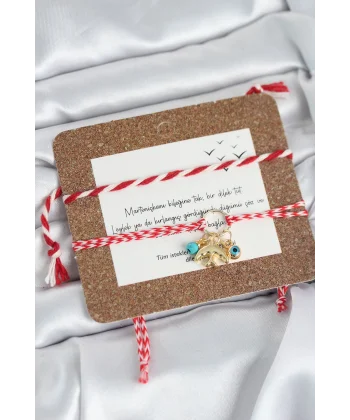 Marteniçka Bileklik 2li Kırlangıç ve Nazarlı Model