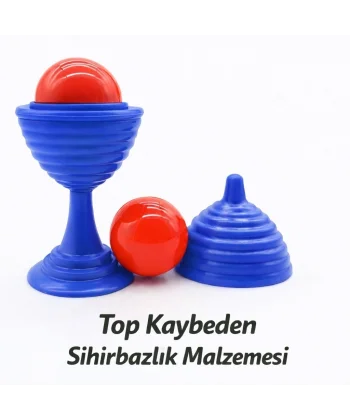 Mavi Renk Sihirli Kupa Top Kaybetme Oyunu 7 Cm