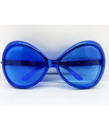 Mavi Renk Yeşilçam Nostalji 80li Yıllar 90lı Yıllar Parti Gözlüğü 7x16 Cm