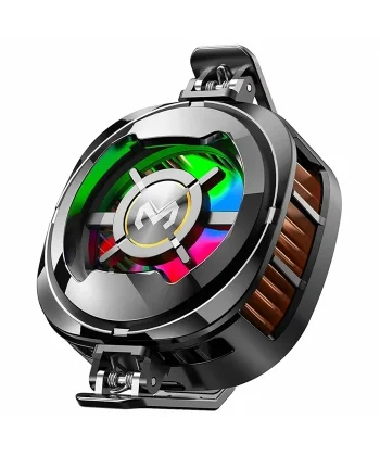 MEMO CX06 iOS Android Soğutucu 15W Manyetik + Arka Klips 2si 1 Arada Yarı İletken Soğutma Fanı Radyatörü-(5775)