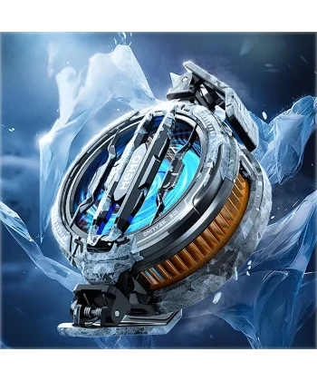 MEMO CX07 Manyetik/arka-klips Cep Telefon Soğutma Fanı Radyatör Soğutucu-(5775)