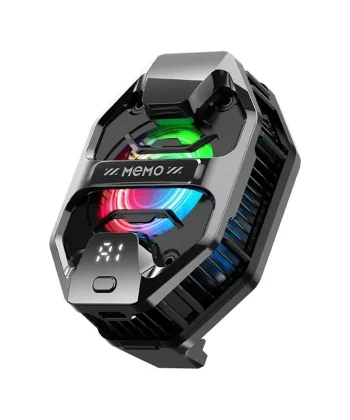 MEMO DL20 AI Yarı İletken Dondurucu Arka Klipsli Soğutma Radyatörü IPhone Android PUBG Oyun Soğutucu 3 Aşamalı-(5775)