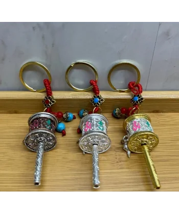 Metal Feng Shui Şans Çarkı Anahtarlık Alk4458