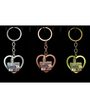 Metal Galata Kulesi Anahtarlık Alk2209