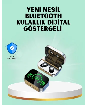 Metal Kasa Bluetooth Kulak İçi Kulaklık – Net Çağrı Güçlü Bağlantı