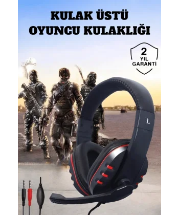 Mikrofonlu Gürültü Engelleyici ve Dayanıklı Kulaklık: Oyun Performansınızı Zirveye Taşıyın