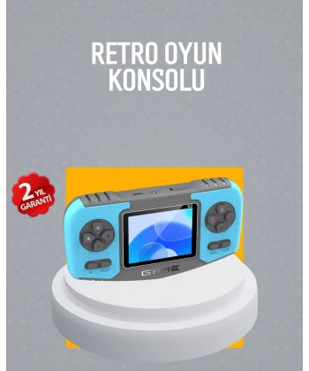 Mini Arcade Oyun Konsolu Hafif Taşınabilir Çocuk Hediyelik
