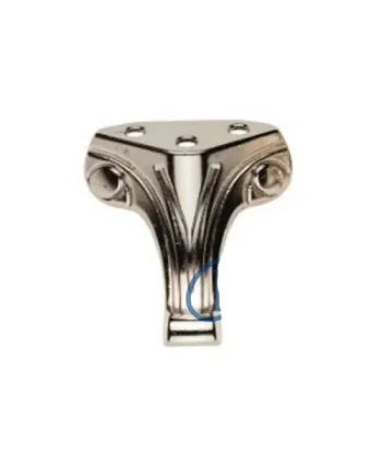 Moda Ahşap Sandık Ayağı, Kutu Ayak 4,5 Cm - Nikel, 50 Adet