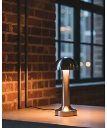 Modern Mantar Masa Lambası Dokunmatik 3 Işık Modlu Şarjlı Kablosuz LED