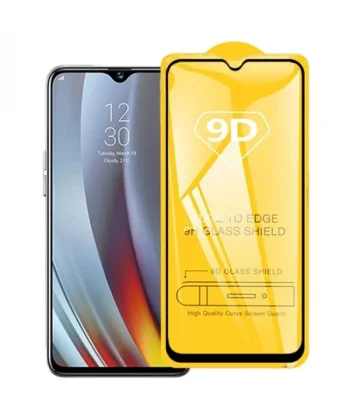 OPPO Realme 5 Pro 9D Full Glue Tempered Cam Ekran Koruyucu-(5775)