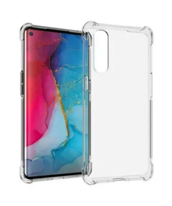 Oppo Reno 3 Pro Anti-Drop Darbe Emici Silikon kılıf Shockproof kılıf-(5775)