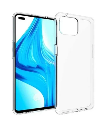 OPPO Reno F17-A73 2020 Anti-Drop Shockproof Darbe Emici Silikon Kılıf-(5775)