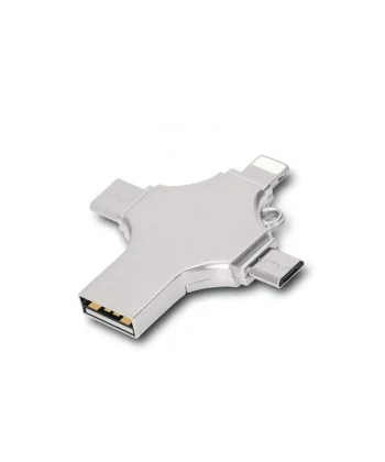 Otg 4in1 Cep Telefonu Çok Fonksiyonlu Usb Flash Bellek 64 Gb Type-c, Micro Sd Ve Kart Okuyucu
