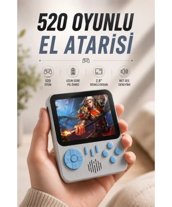 Oyun Konsolu Retro Oyun Konsolu Tvye Bağlanabilir Taşınabilir