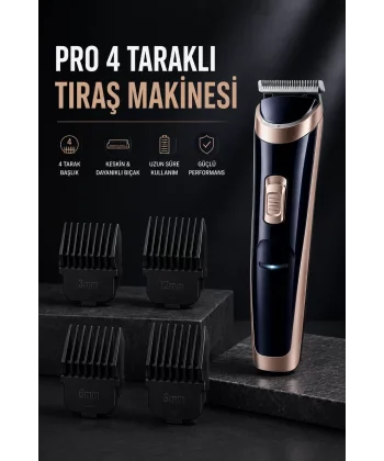 Paslanmaz Çelik Bıçaklı Hassas Çelik Bıçaklı Tıraş Makinesi
