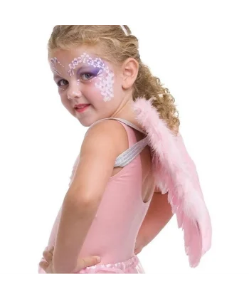 Pembe Renkli Orta Boy Çocuk Melek Kanadı 40x60 Cm